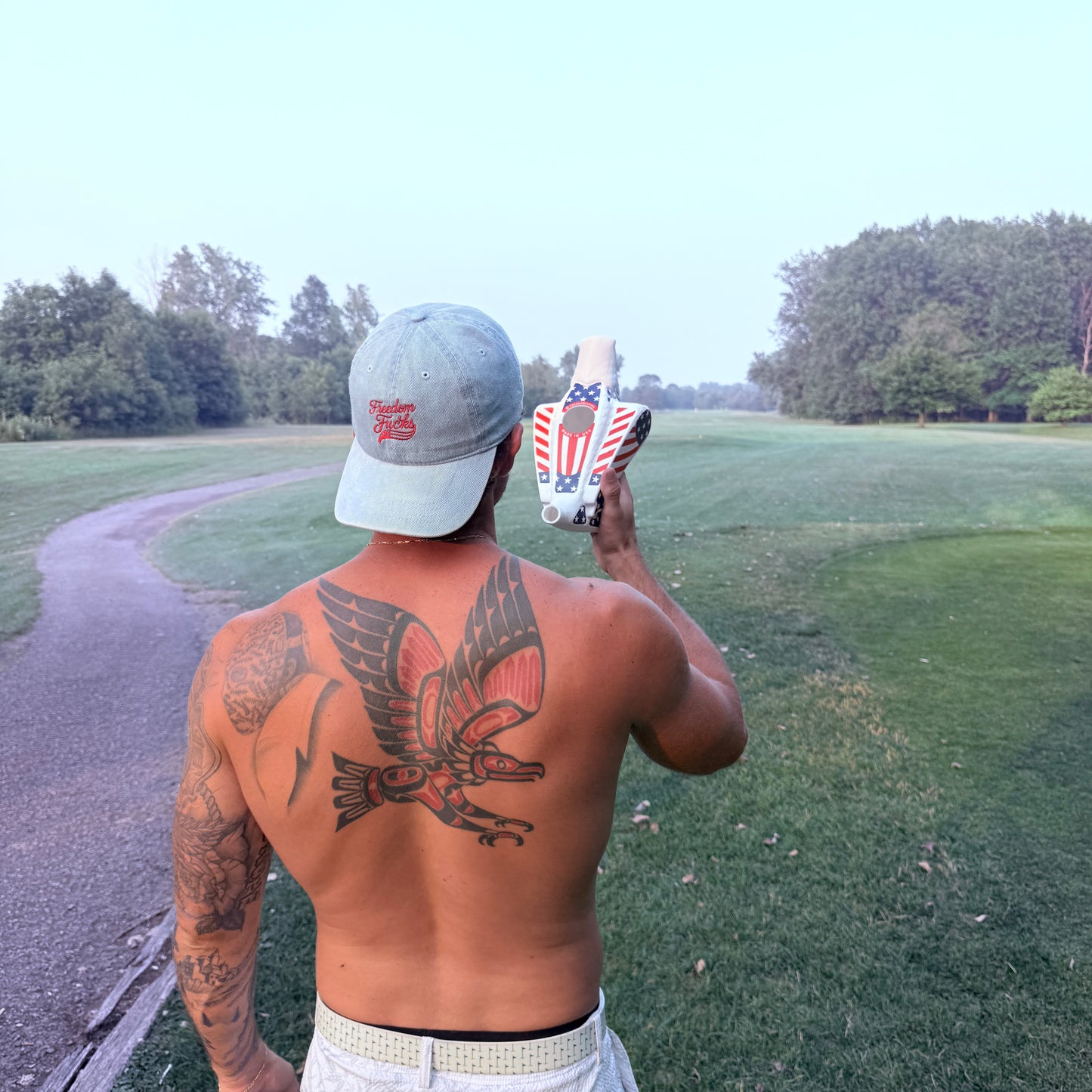Freedom Fux - Embroidered - Denim Hat