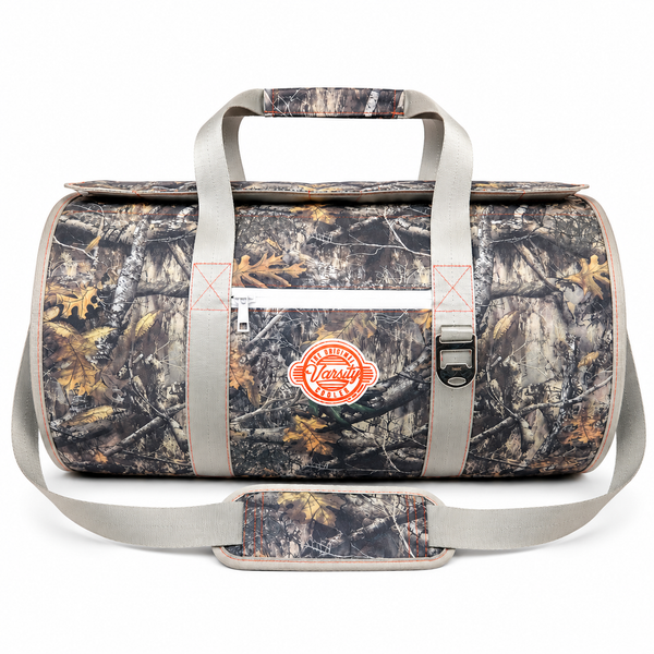 Varsity Cooler Backwoods Camo Duffel – Freedom Funnel